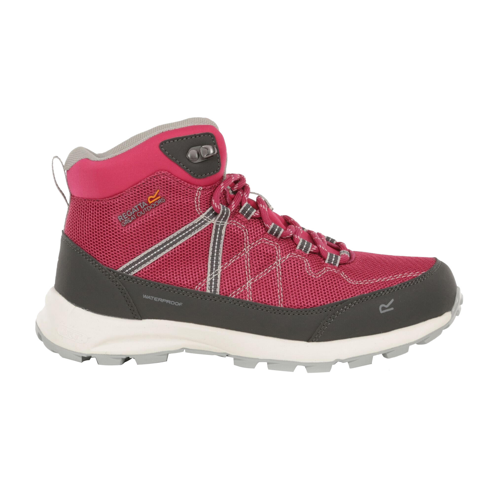 Womens/Ladies Samaris Lite Walking Boots (Cherry Pink/Briar Grey) 4/5