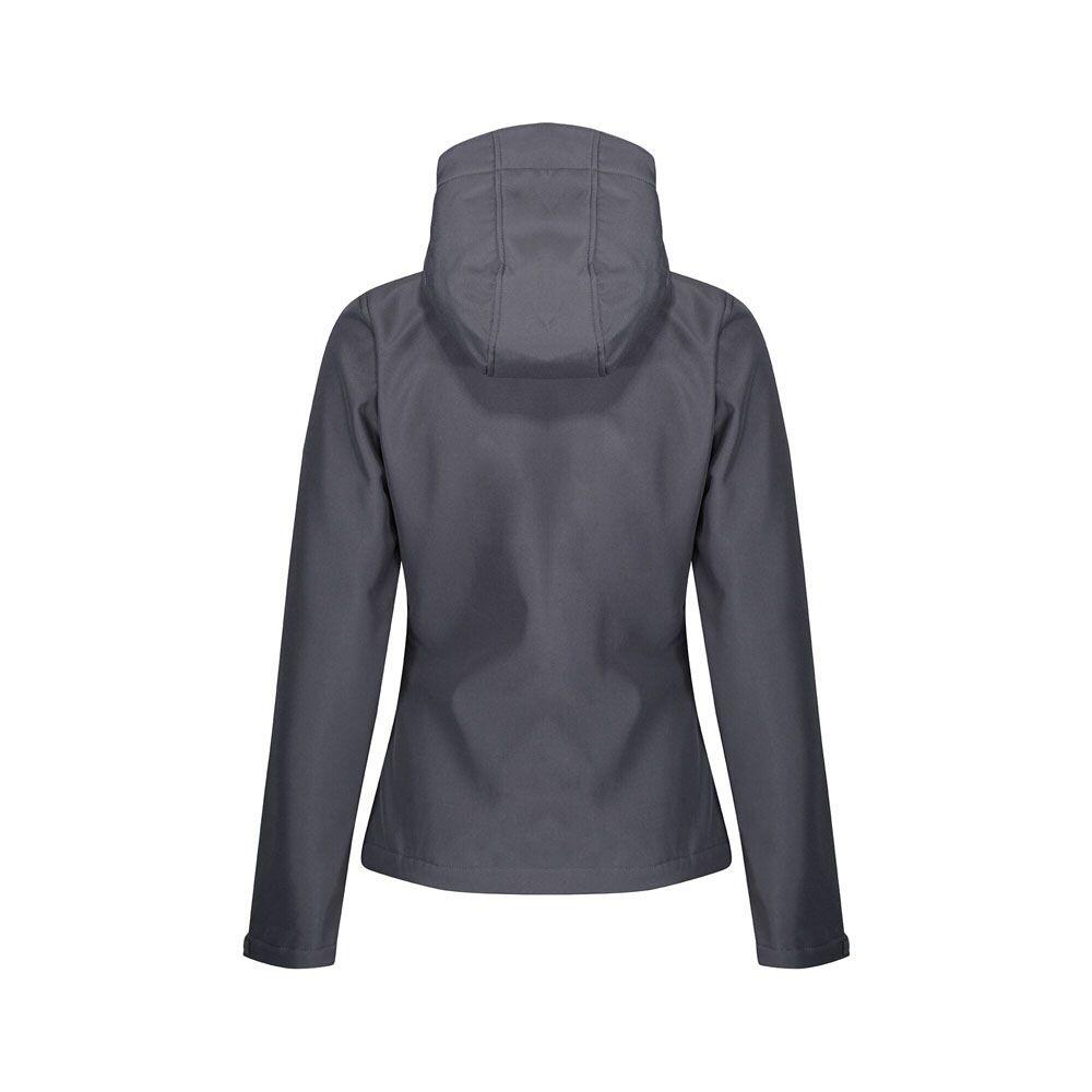 "Venturer" Softshelljacke, mit Kapuze für Damen Mittelgrau/Schwarz 2/5