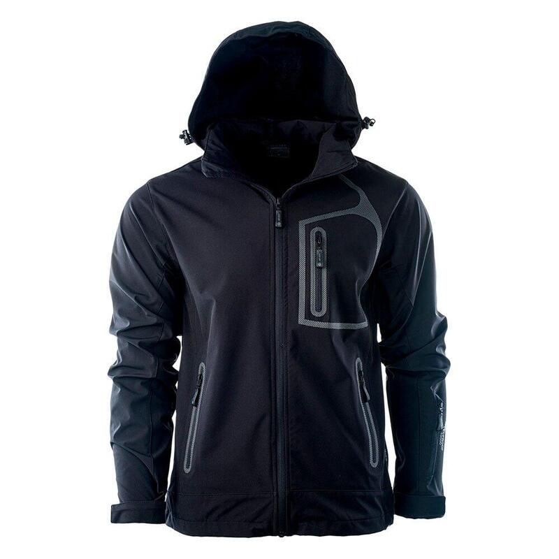 Chaqueta Softshell Nils para Hombre Negro