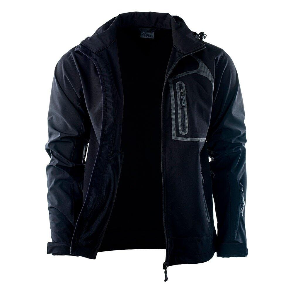 Mens Nils Soft Shell Jacket (Black/Black) 4/4