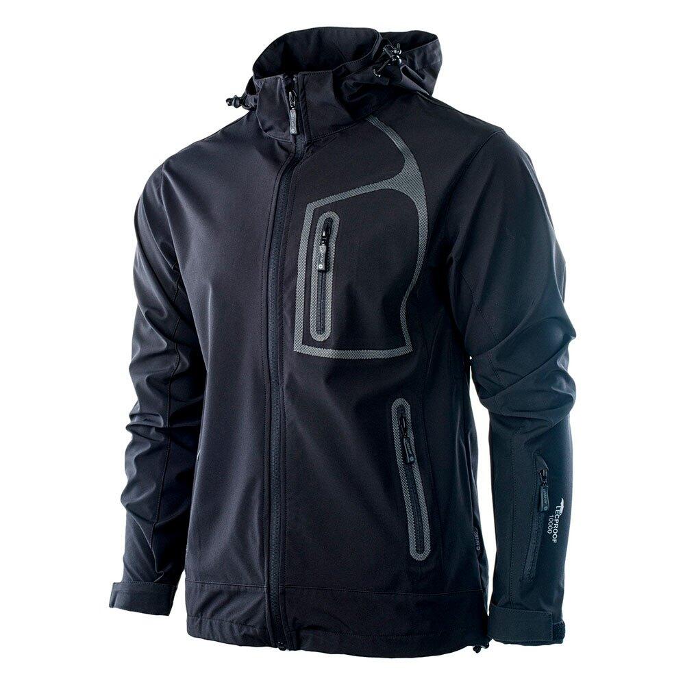 Mens Nils Soft Shell Jacket (Black/Black) 3/4