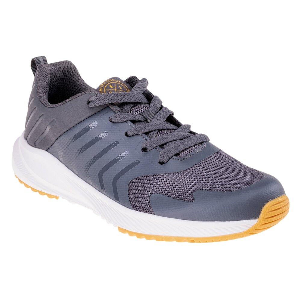 BEJO Kinderen/Kinderen Barry Logo Trainers (Grijs/Honing)