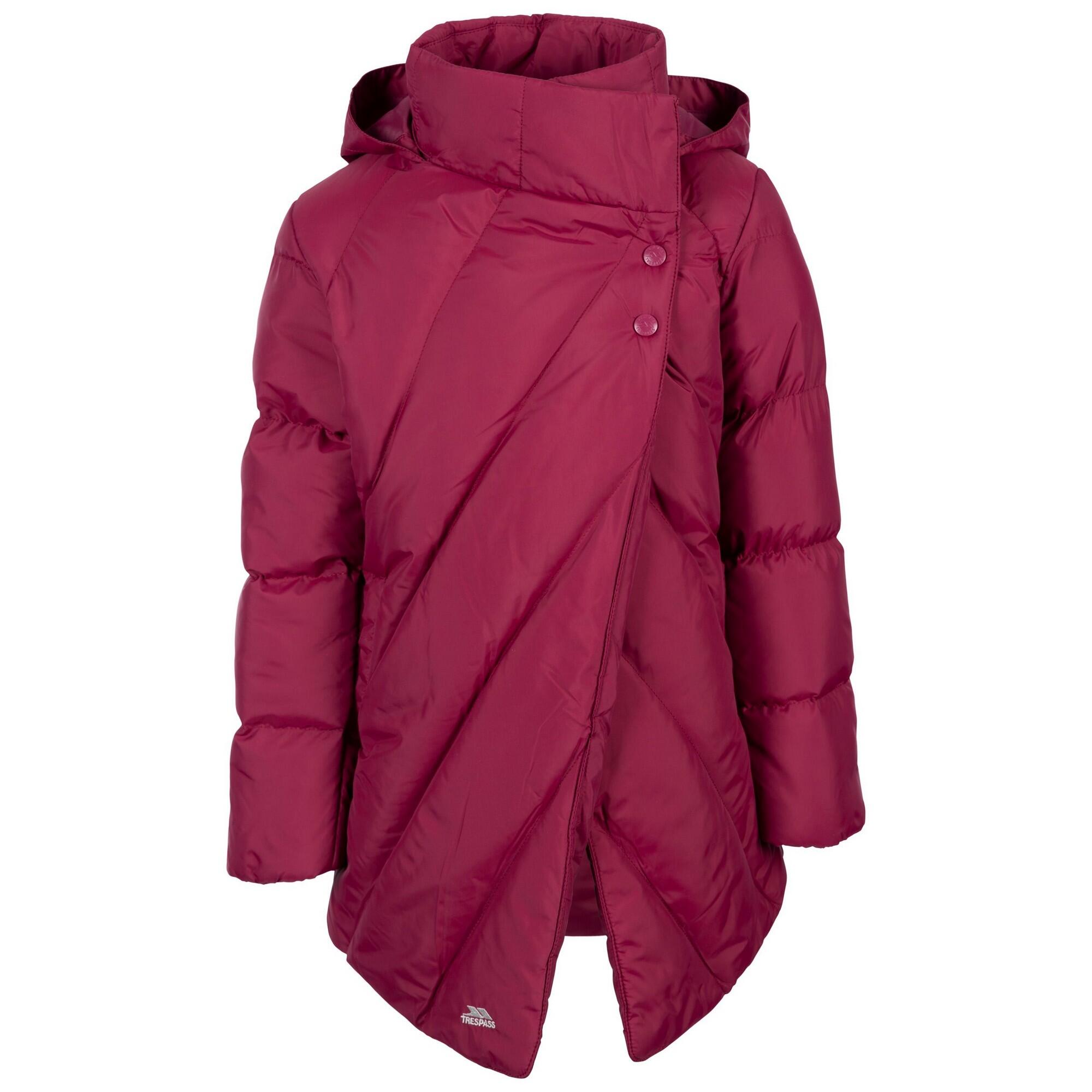 Trespass - Veste Vello Enfant (pourpre) - Doudoune Duvet - Rose - 10 À 12 Ans - Decathlon