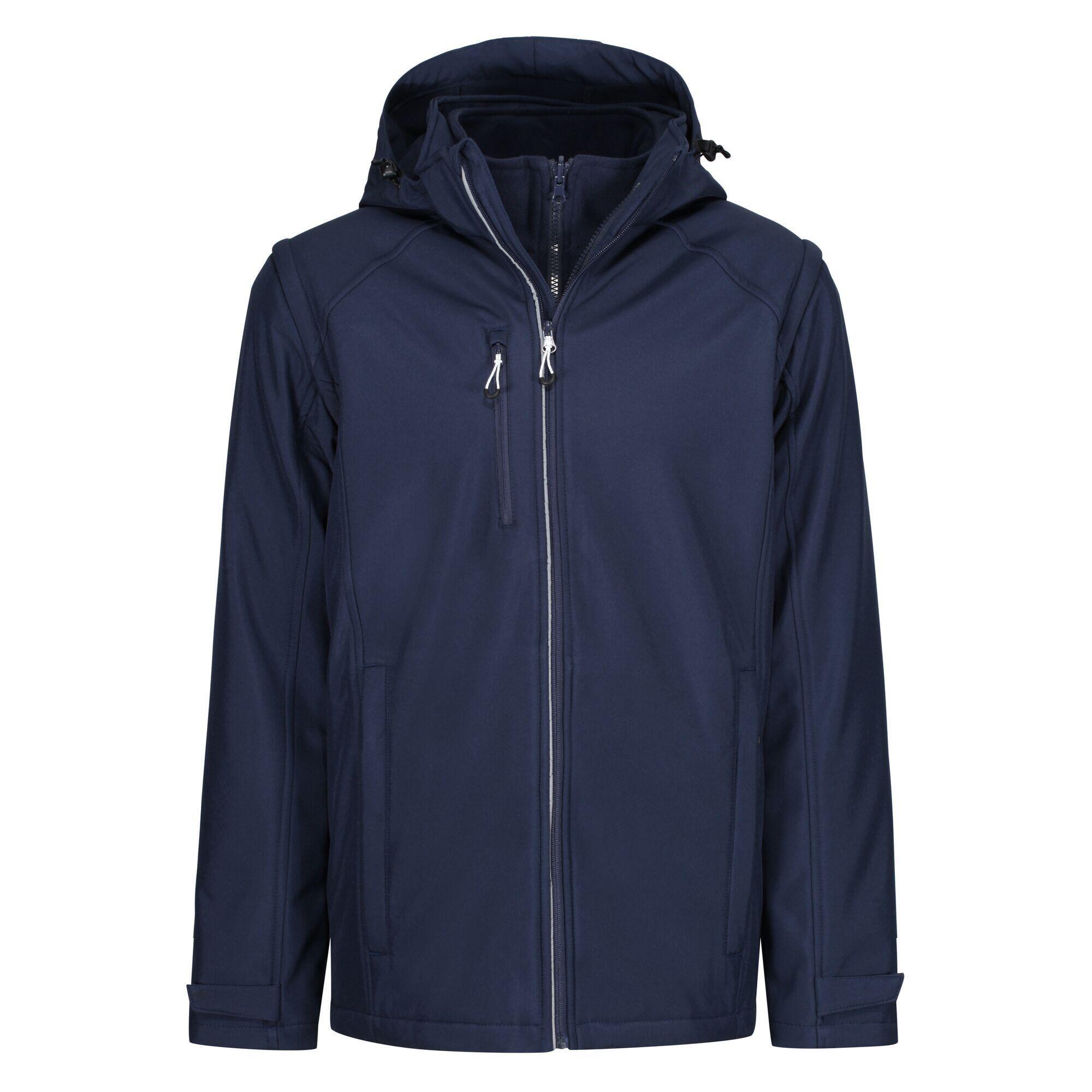 Veste Softshell Homme (Bleu Marine) 4/5