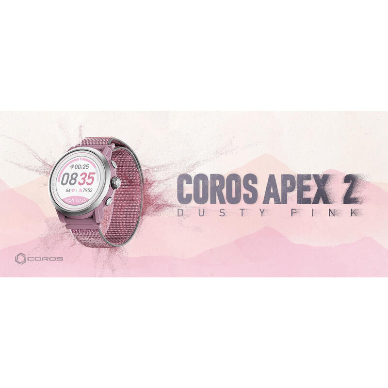 Montre COROS Apex 2 Dusty Pink