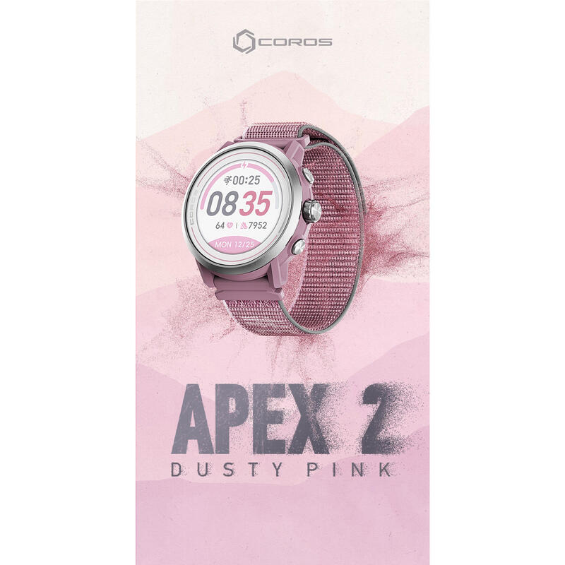 Montre COROS Apex 2 Dusty Pink