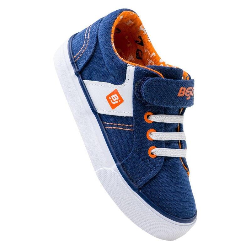 Scarpe Sportive Bambini Bejo Cordelis Blu Navy Arancio