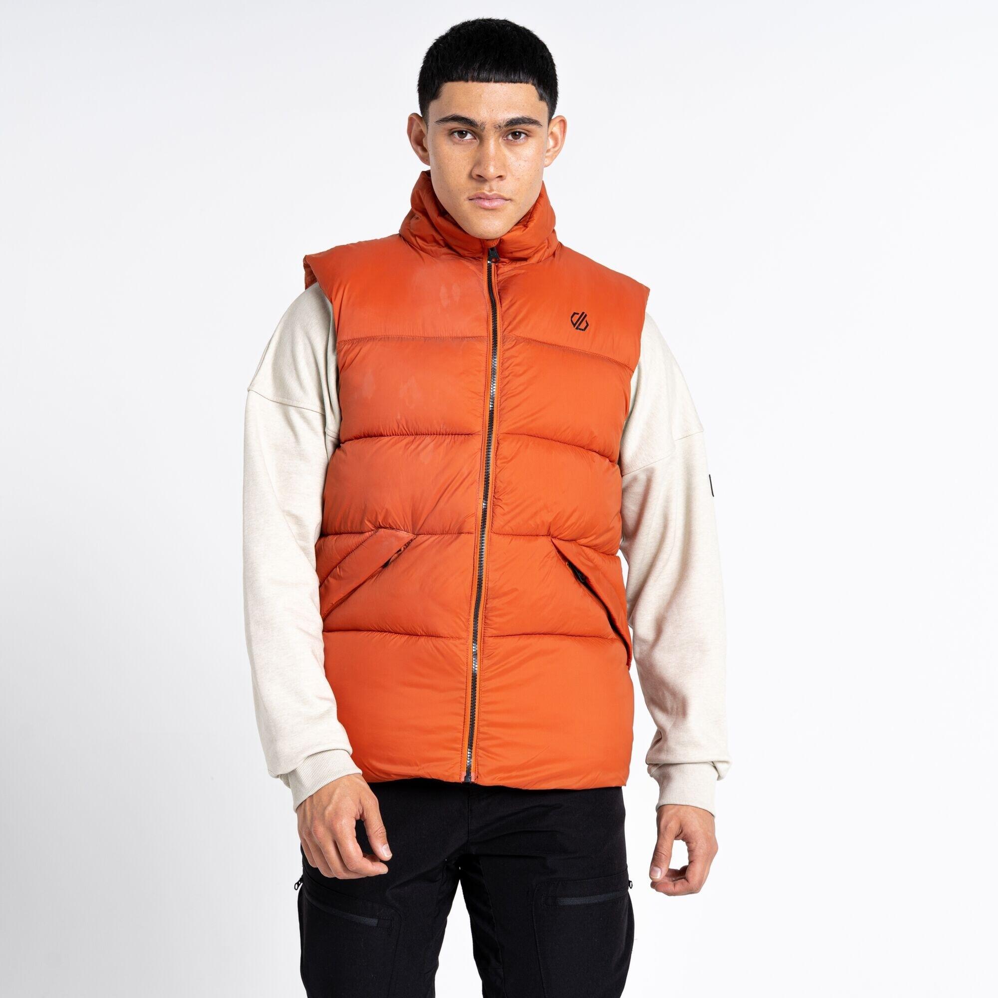 Mens Jermaine Jenas Mentor Padded Gilet (Burnt Brick) 4/5