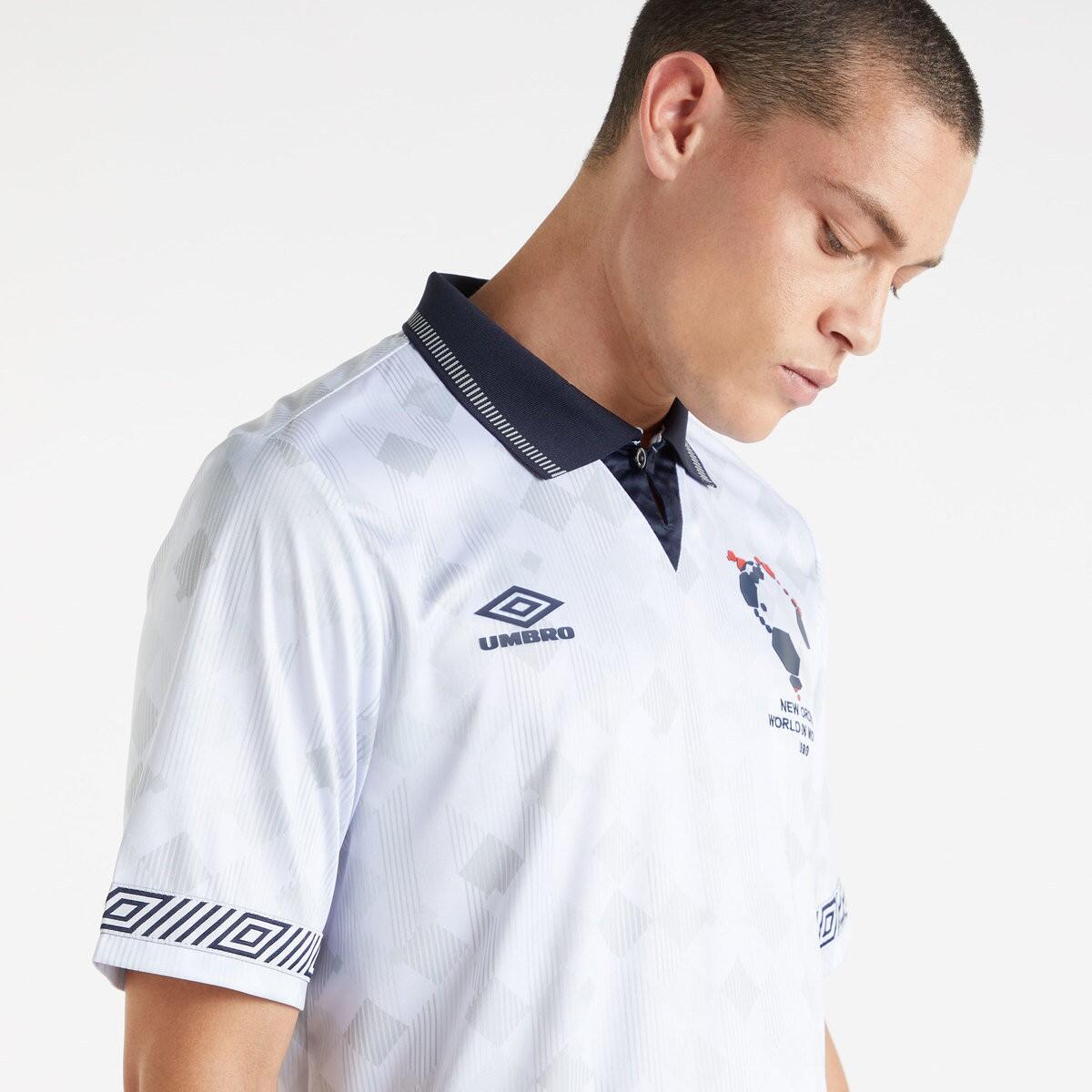 Mens New Order Home Jersey (White/Dark Navy) 3/4