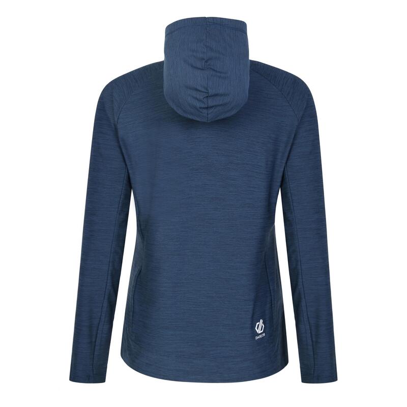 "Sprint City" Kapuzenpullover Leicht für Damen Dunkel-Jeansblau