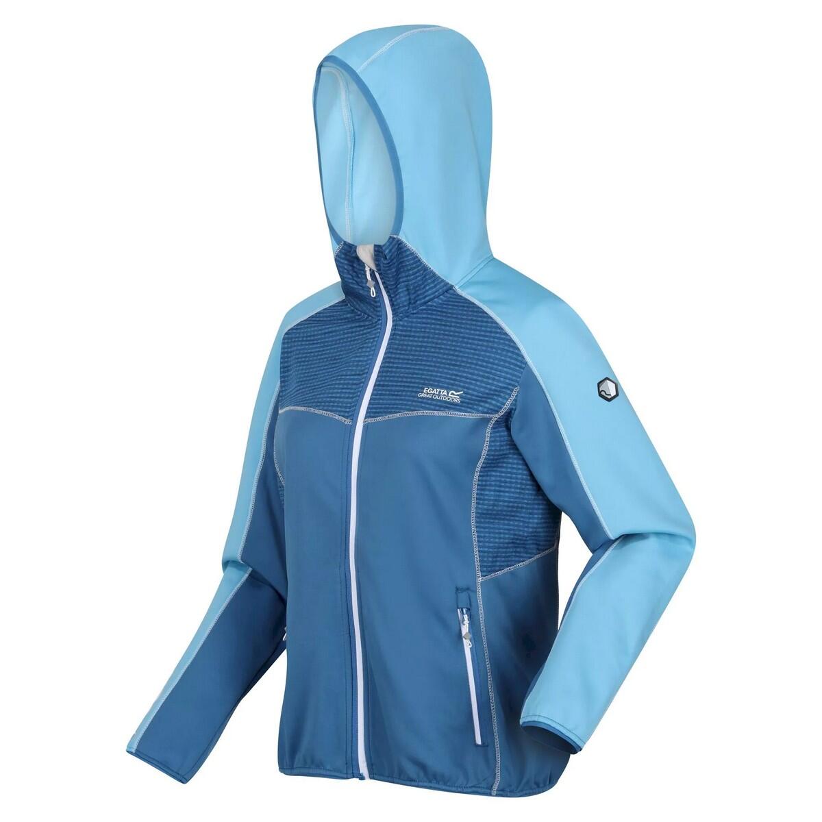 Womens/Ladies Attare Lightweight Jacket (Vallarta Blue/Ethereal Blue) 3/5