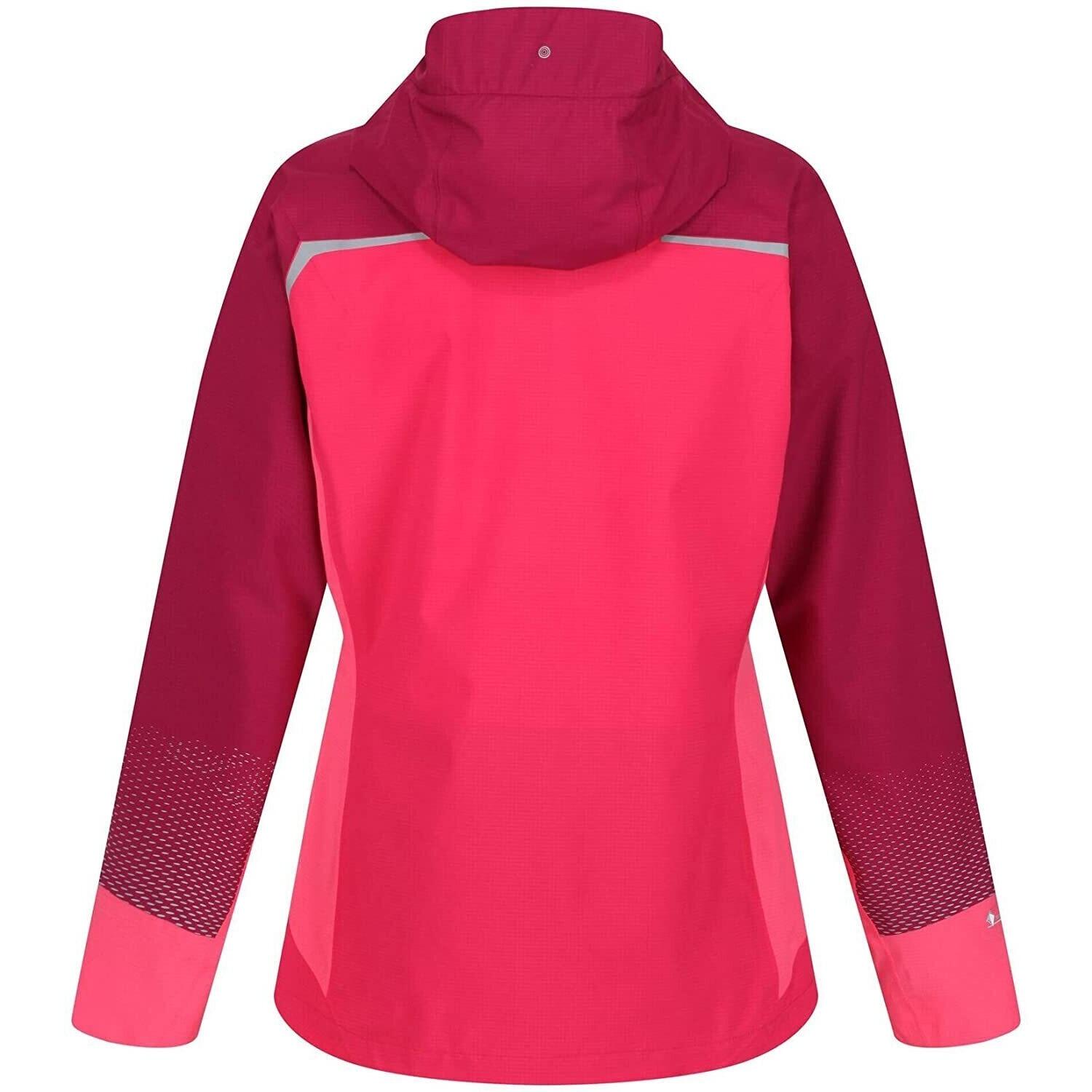 Womens/Ladies Highton Pro Waterproof Jacket (Rethink Pink/Wild Plum) 2/5