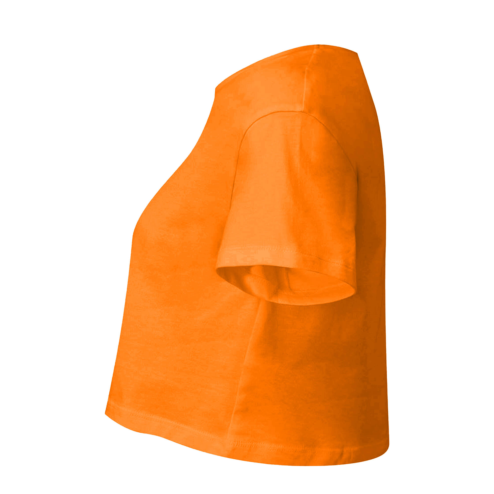 Womens/Ladies Crop Top (Orange) 3/3