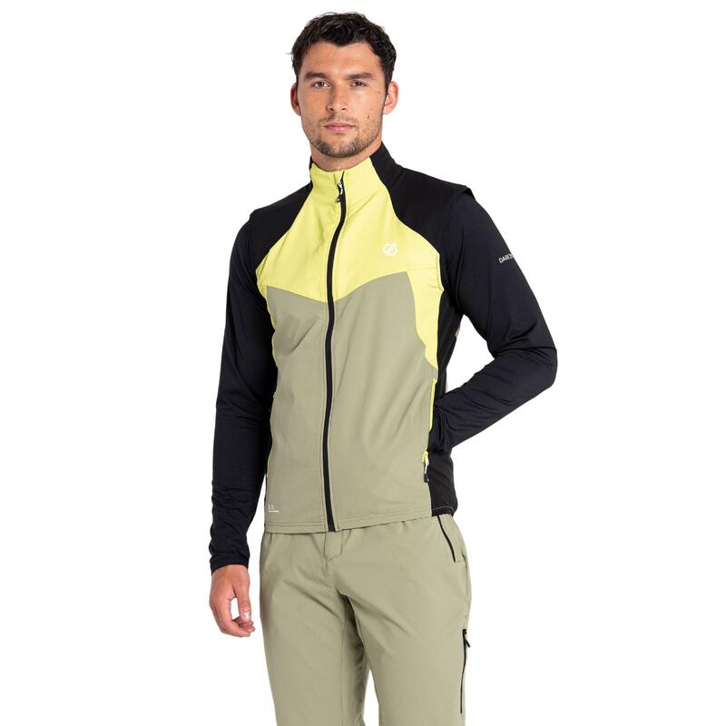 Heren Latitudinal Softshell Gilet (Groene algen)