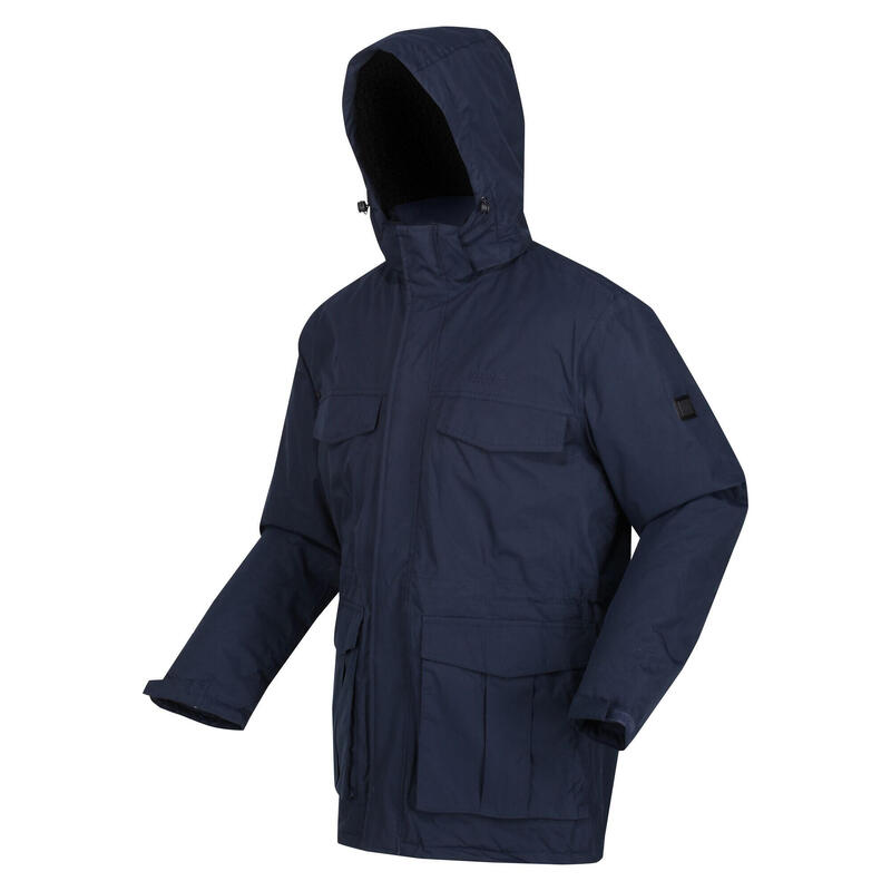 Parka Impermeabile Uomo Regatta Palben Blu Navy Nero