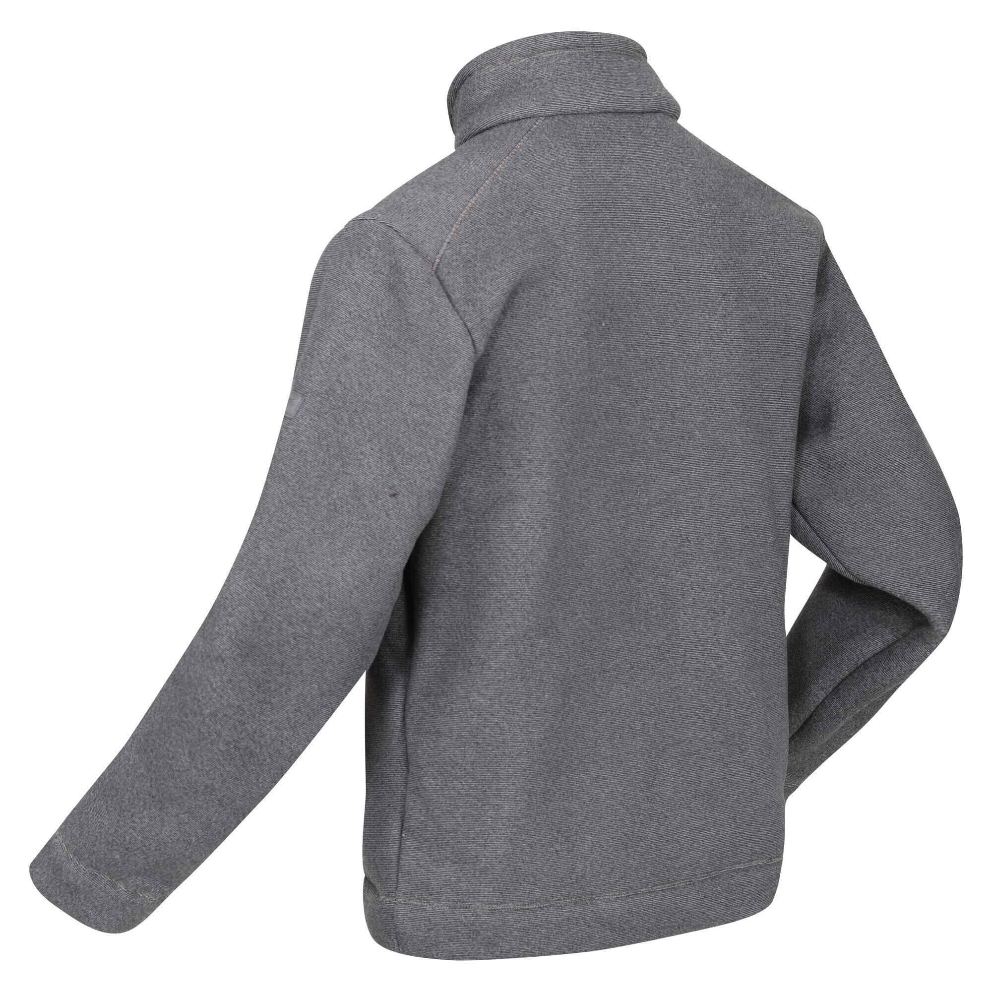 Mens Garrian II Full Zip Fleece Jacket (Storm Grey/Black) 4/5