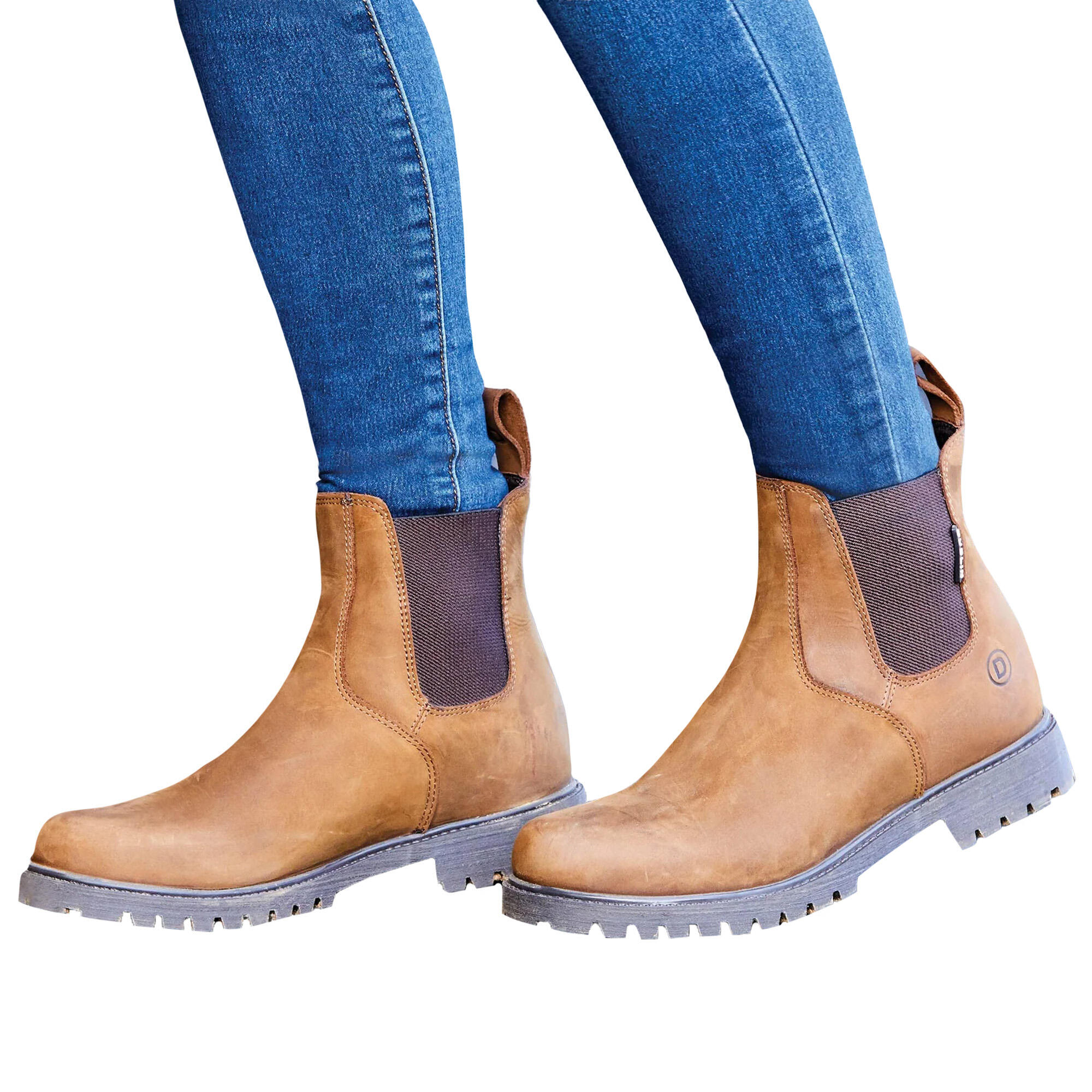 Mens Venturer Leather Boots III (Brown) 4/4