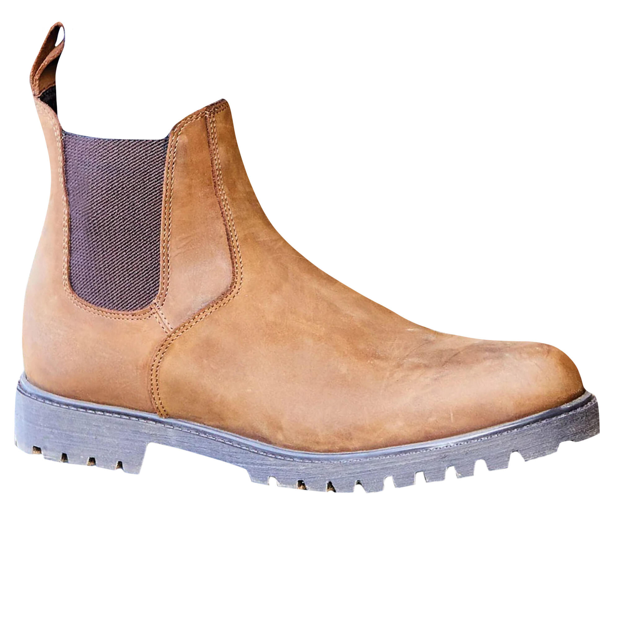 Mens Venturer Leather Boots III (Brown) 3/4