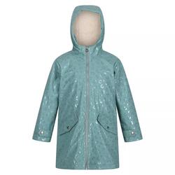 Childrens/Kids Brynlee Waterdichte jas met dierenprint (Mineraalblauw)