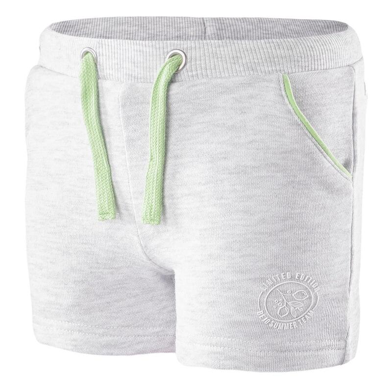 Meisjes Mira Logo Shorts (Lichtgrijs Melange)