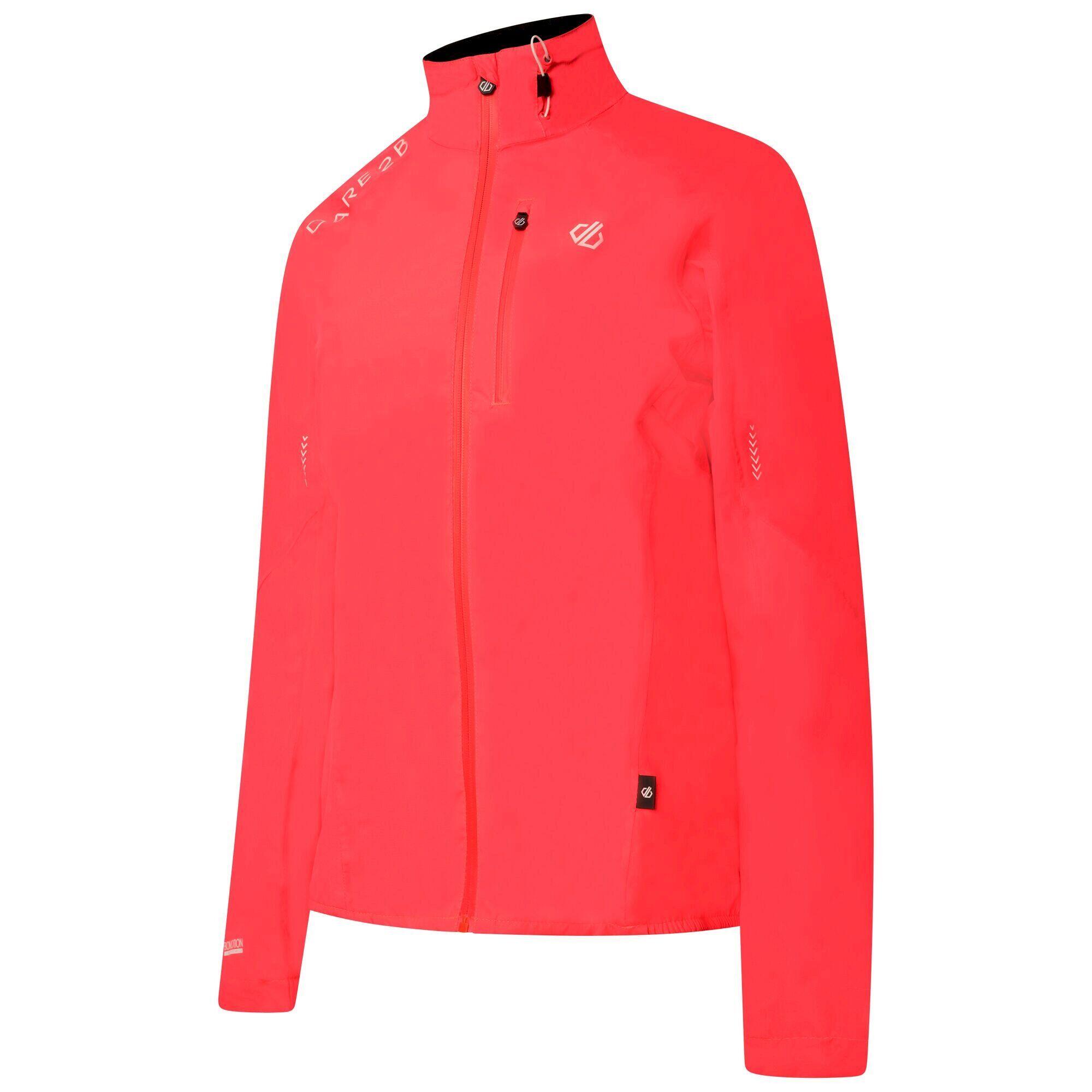 Womens/Ladies Mediant II Waterproof Jacket (Neon Pink) 3/5