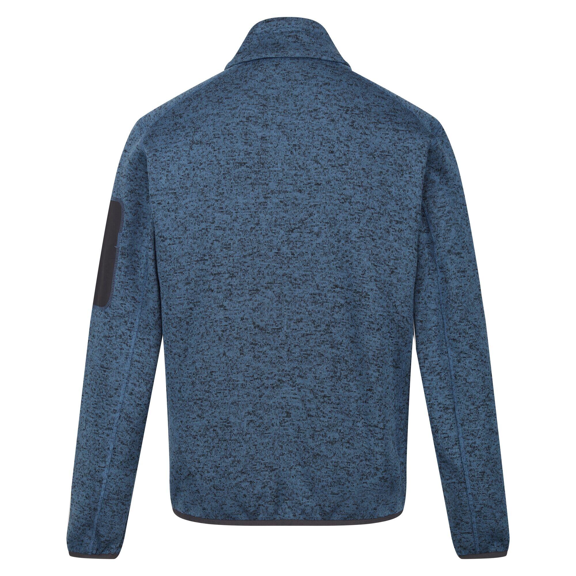 Mens Newhill Marl Full Zip Fleece Jacket (Stellar Blue) 2/5