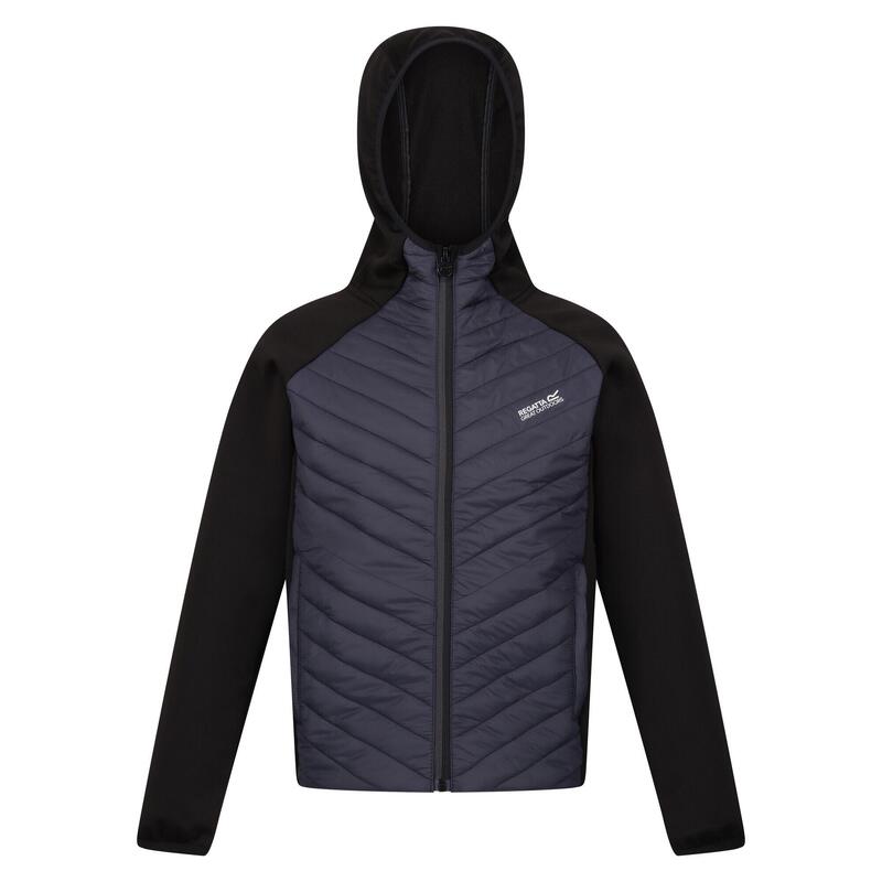 Veste matelassée KIELDER HYBRID Enfant (Noir / Gris phoque)