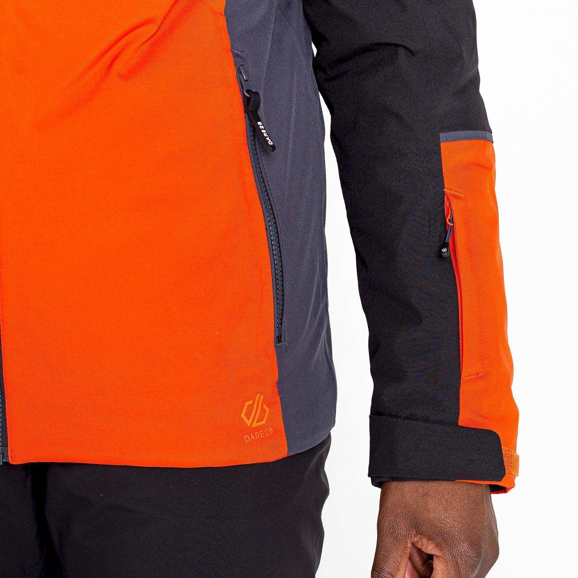 Mens Emulate Wintersport Jacket (Amber Glow/Black) 3/5