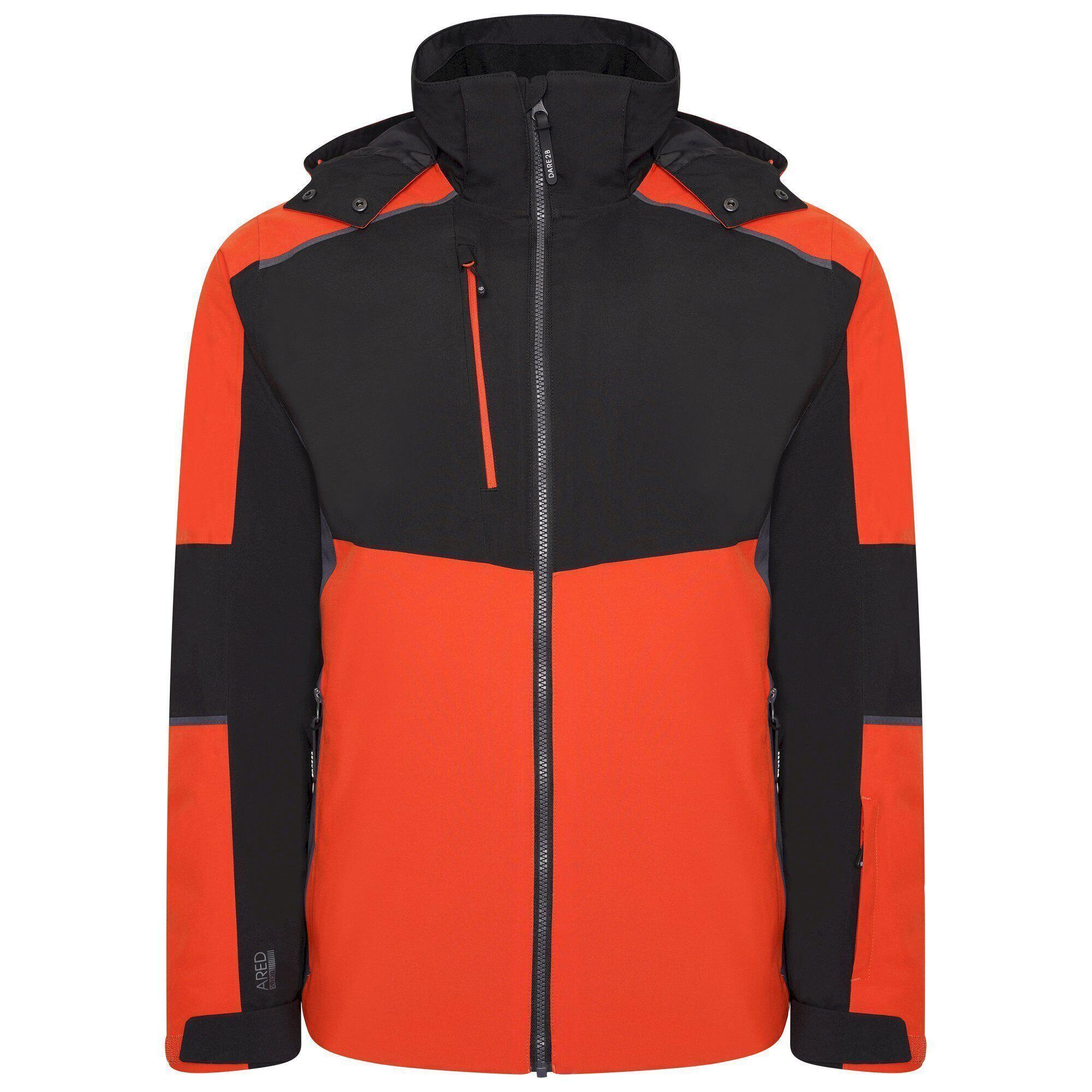 Mens Emulate Wintersport Jacket (Amber Glow/Black) 1/5