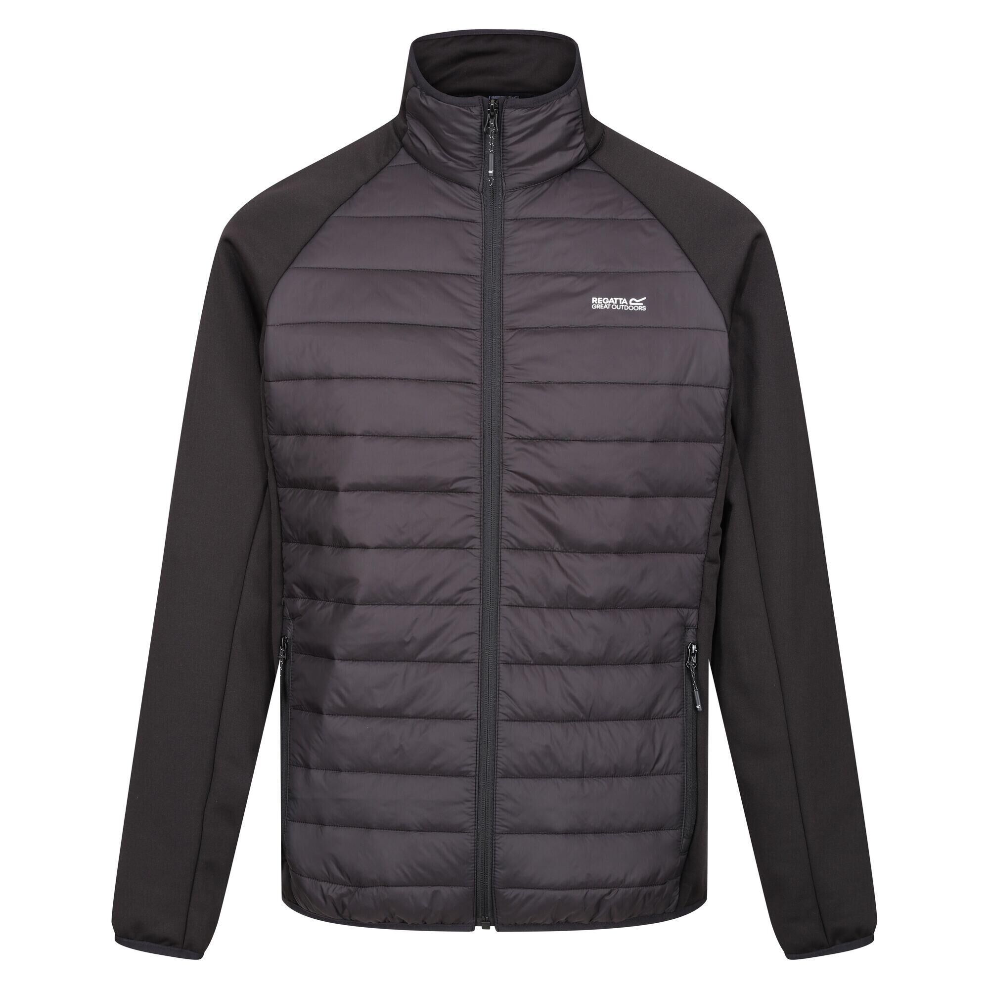 REGATTA Mens Clumber IV Hybrid Jacket (Black)