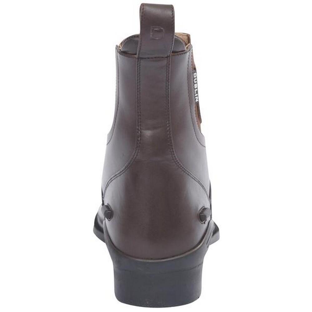 Evolution Adults Zip Front Leather Paddock Boots (Brown) 2/7