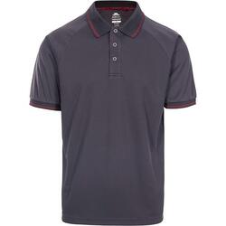 Heren Bonington Korte Mouw Actief Poloshirt (Donkergrijs)