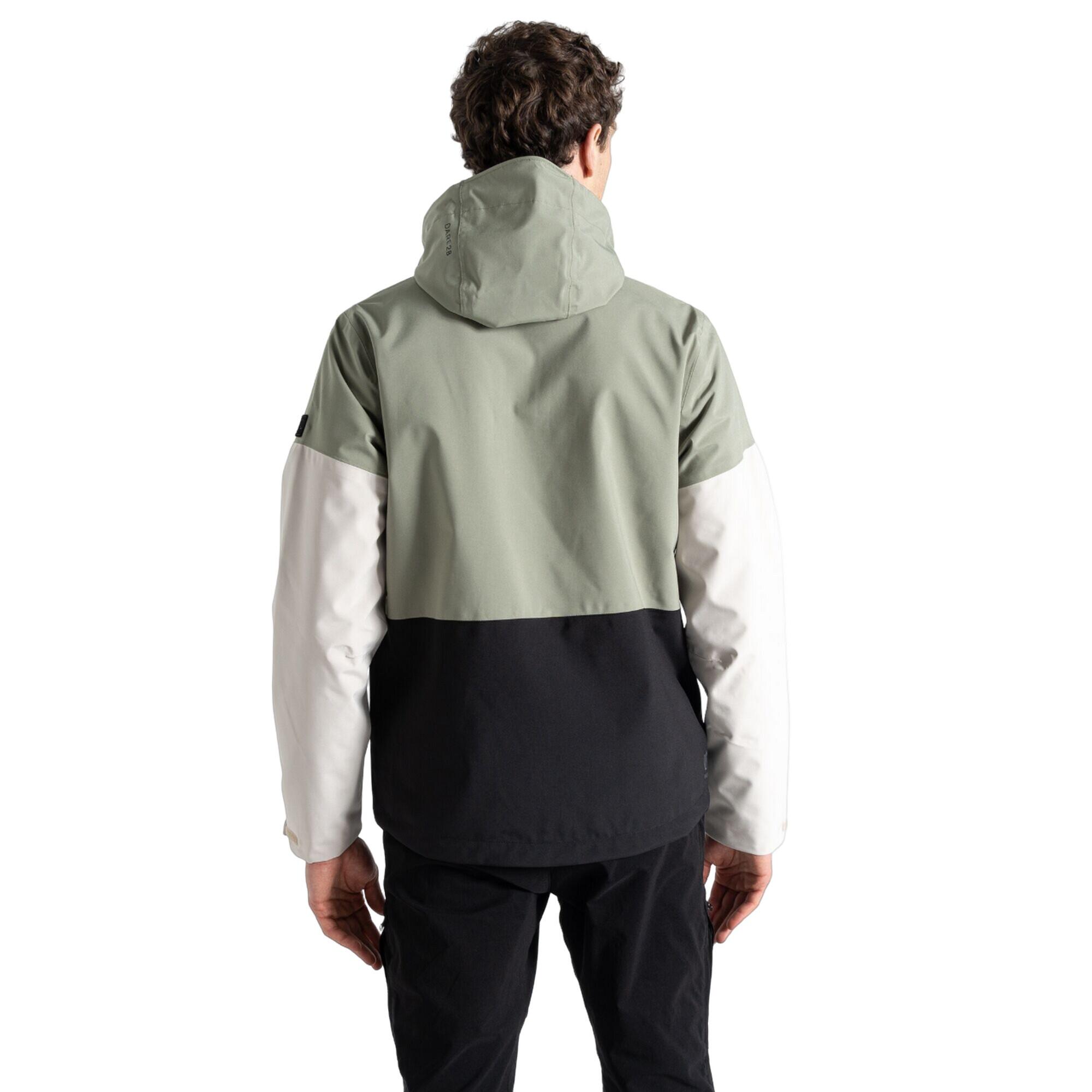 Mens Terrain Waterproof Jacket (Oil Green/Black) 4/5