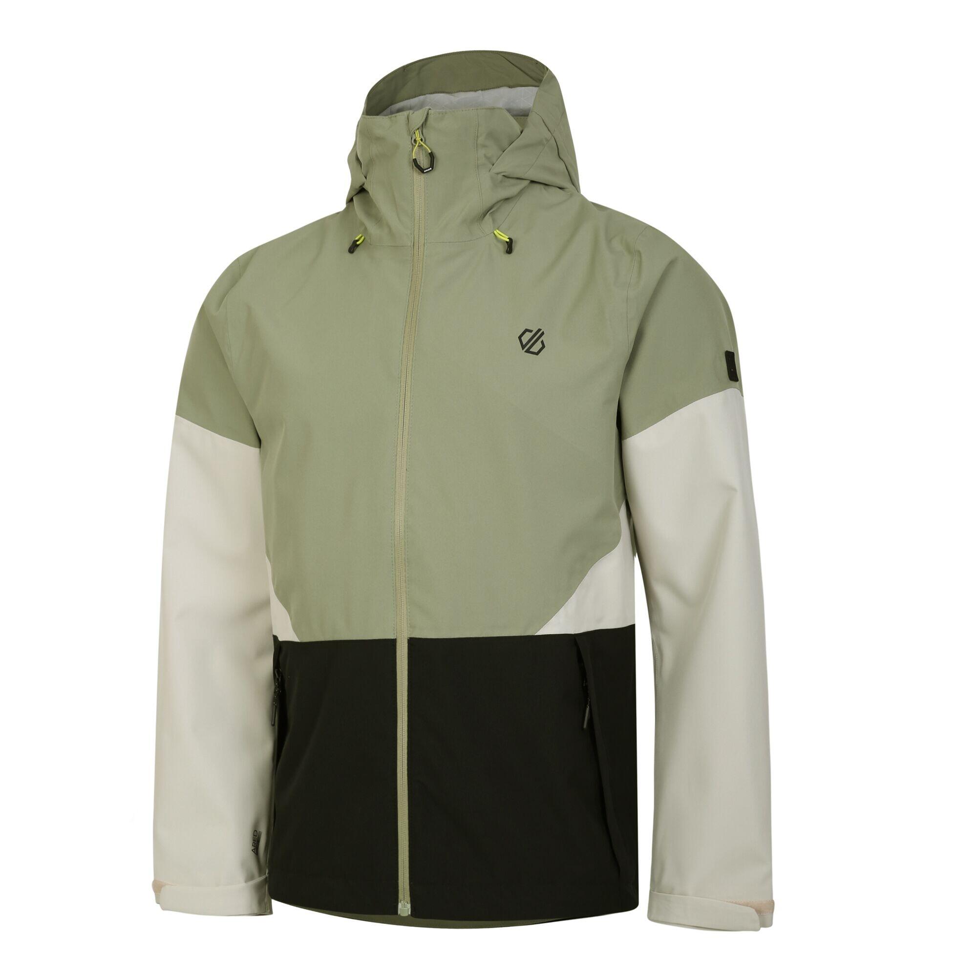 Mens Terrain Waterproof Jacket (Oil Green/Black) 1/5