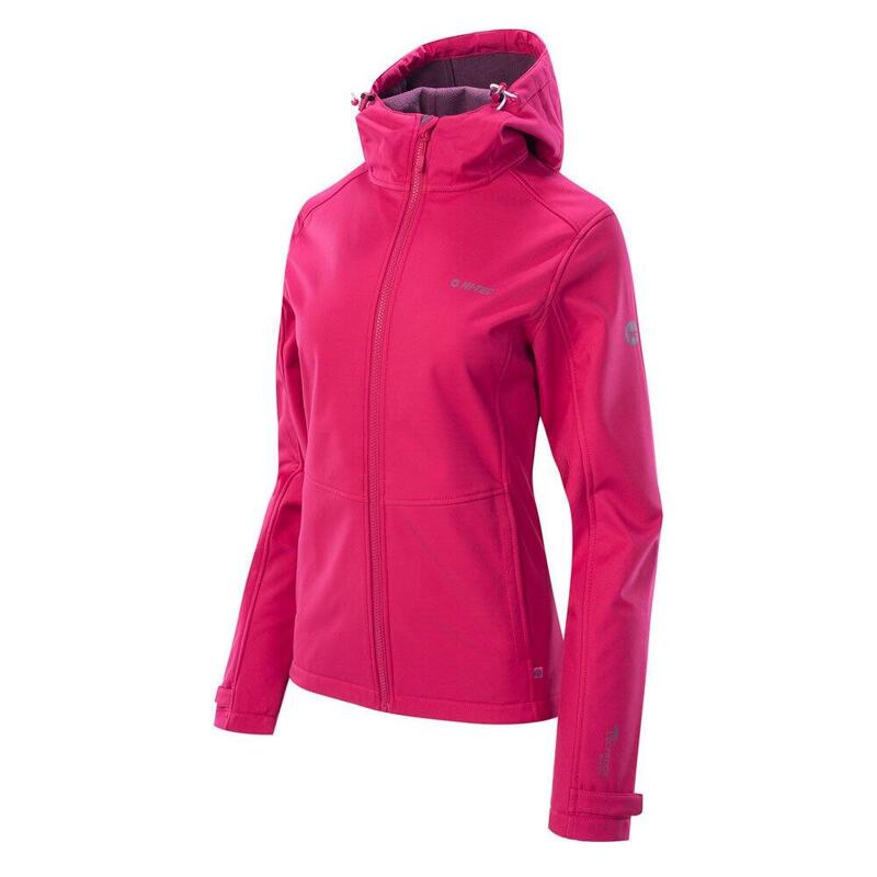 Chaqueta Softshell Samir para Mujer Rojo Persa, Higo