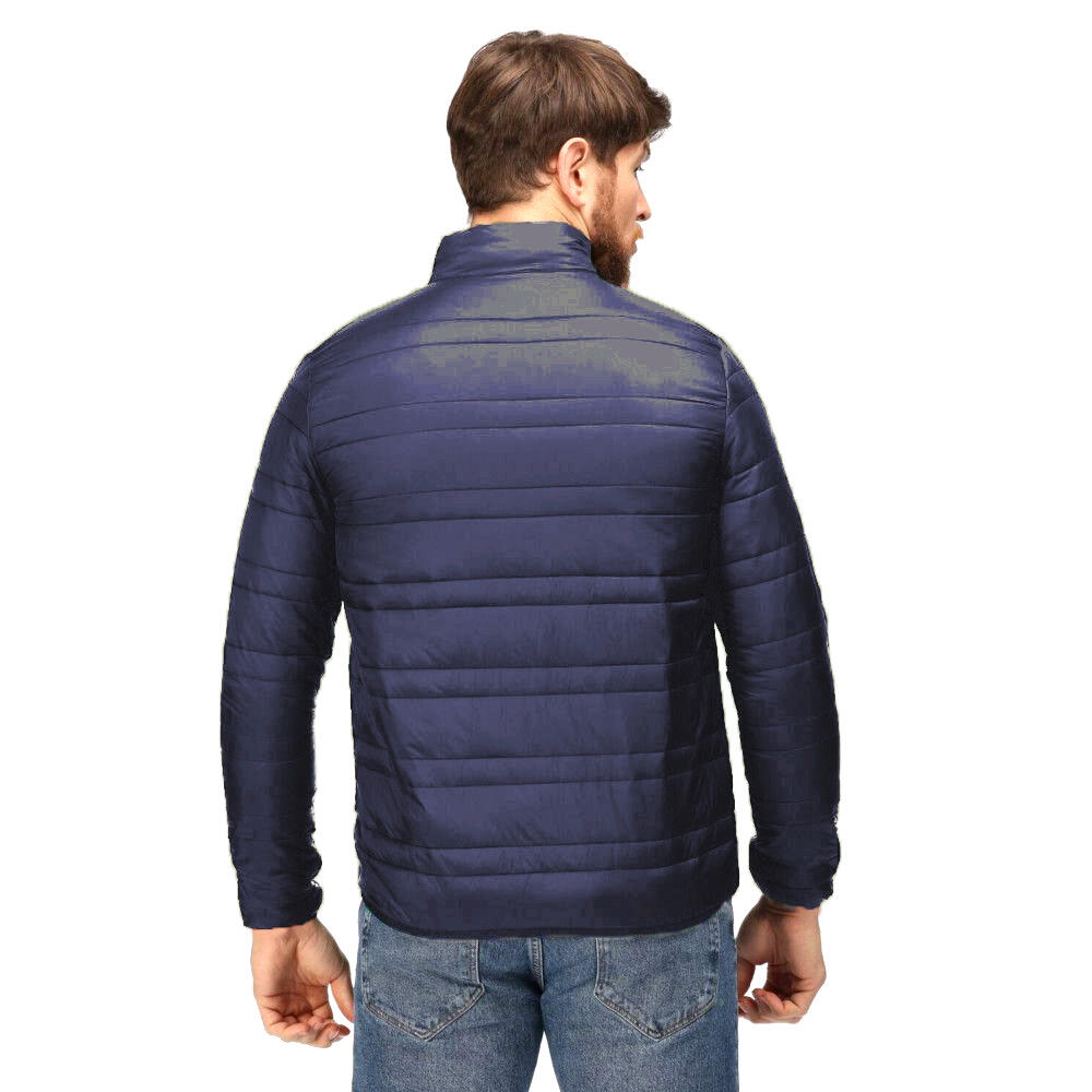 Professional Mens Firedown Insulated Jacket (Navy/French Blue) 2/4