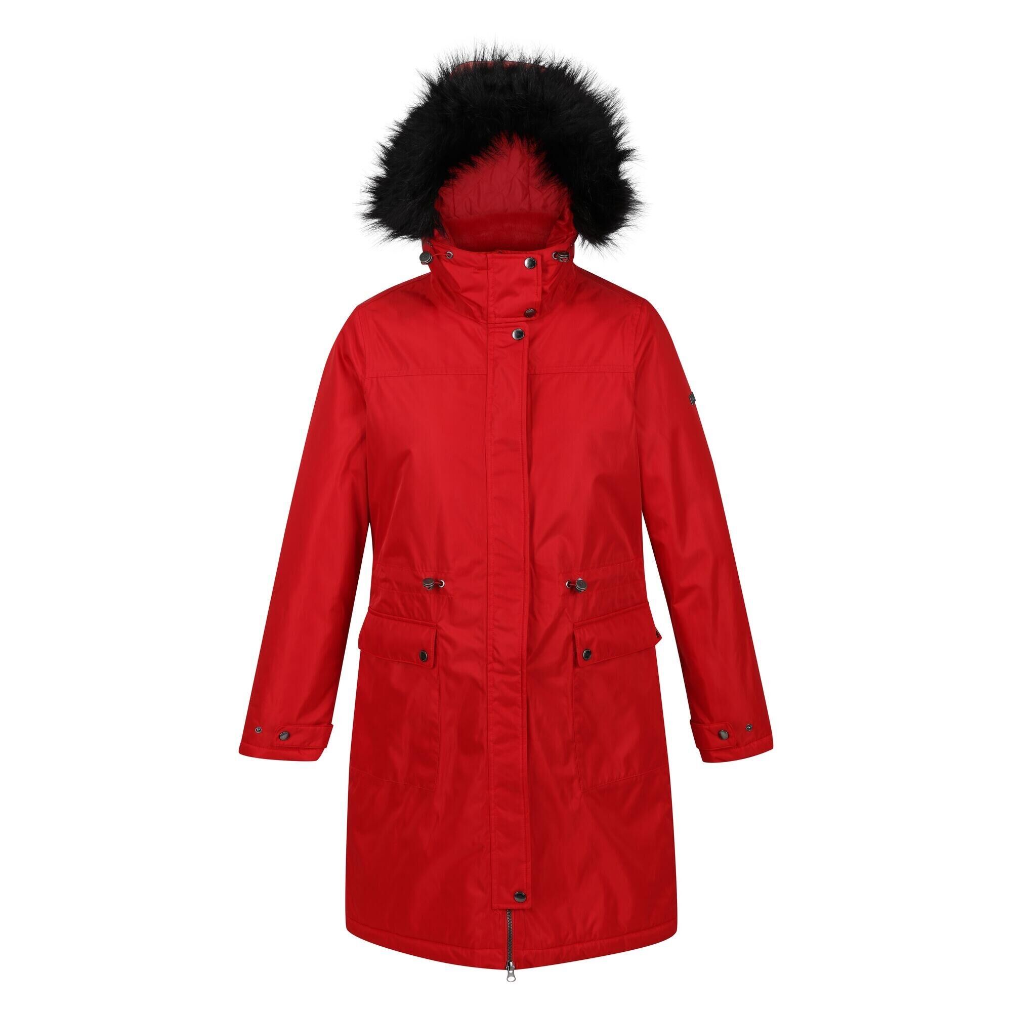REGATTA Womens/Ladies Giovanna Fletcher Collection Lellani Waterproof Jacket (Danger
