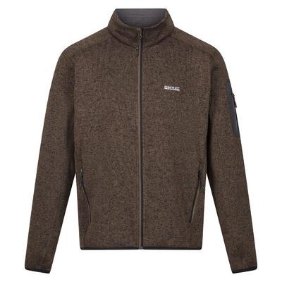Heren newhill marl full zip fleecejack (krokodil)