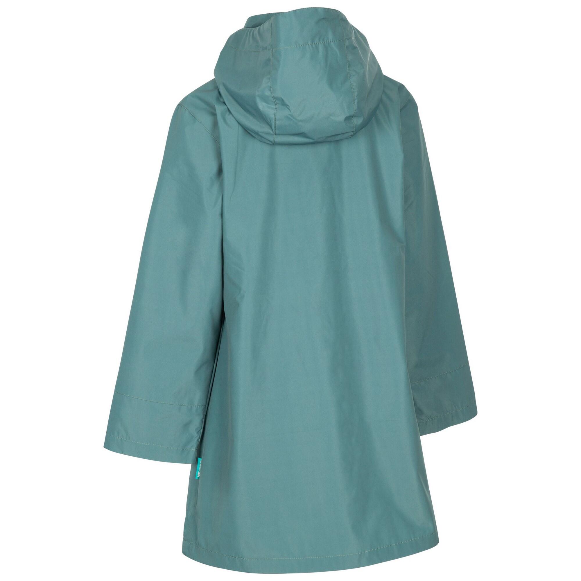 Veste Imperméable DRIZZLING Fille (Vert Sombre) 2/4