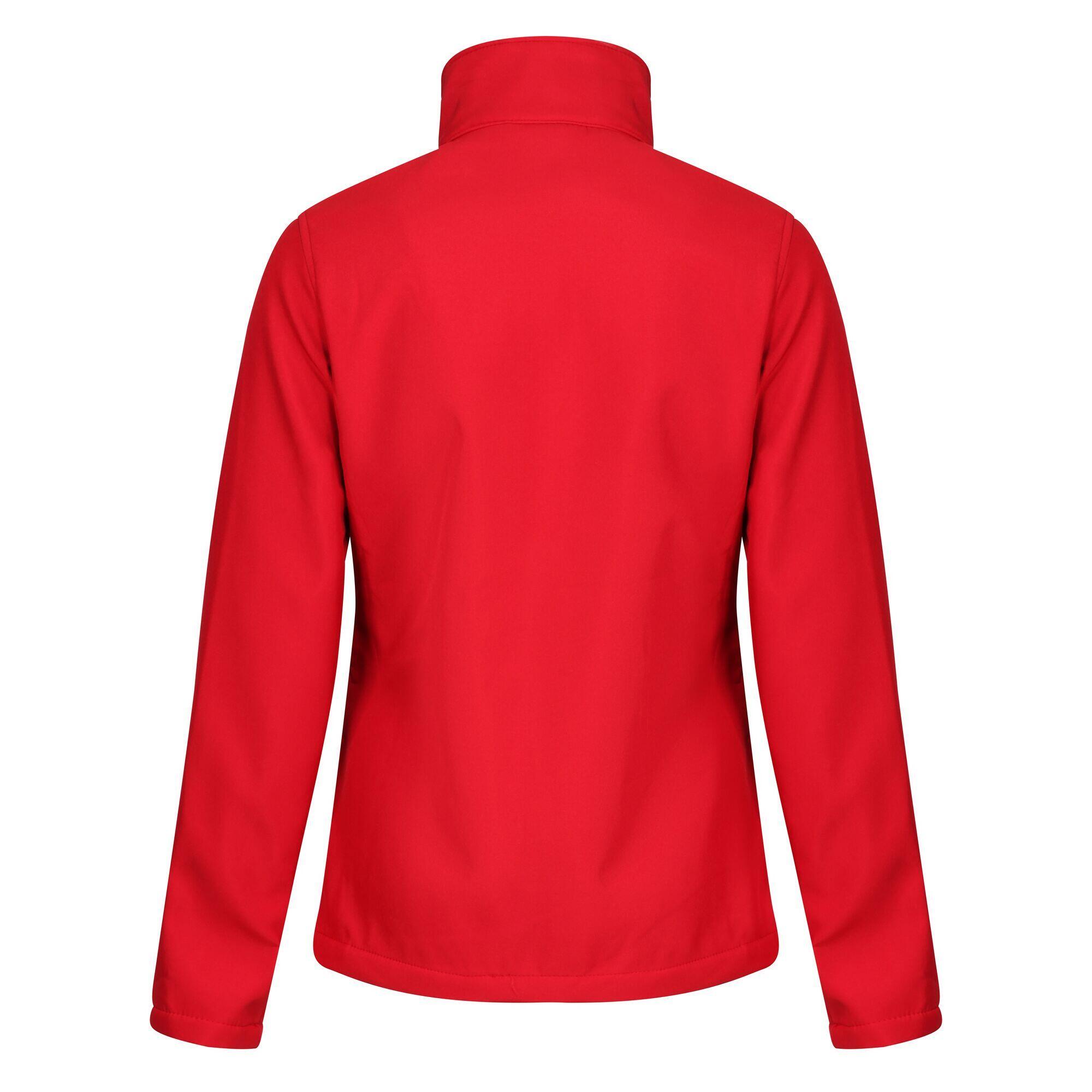 Standout Womens/Ladies Ablaze Printable Soft Shell Jacket (Classic Red/Black) 3/5
