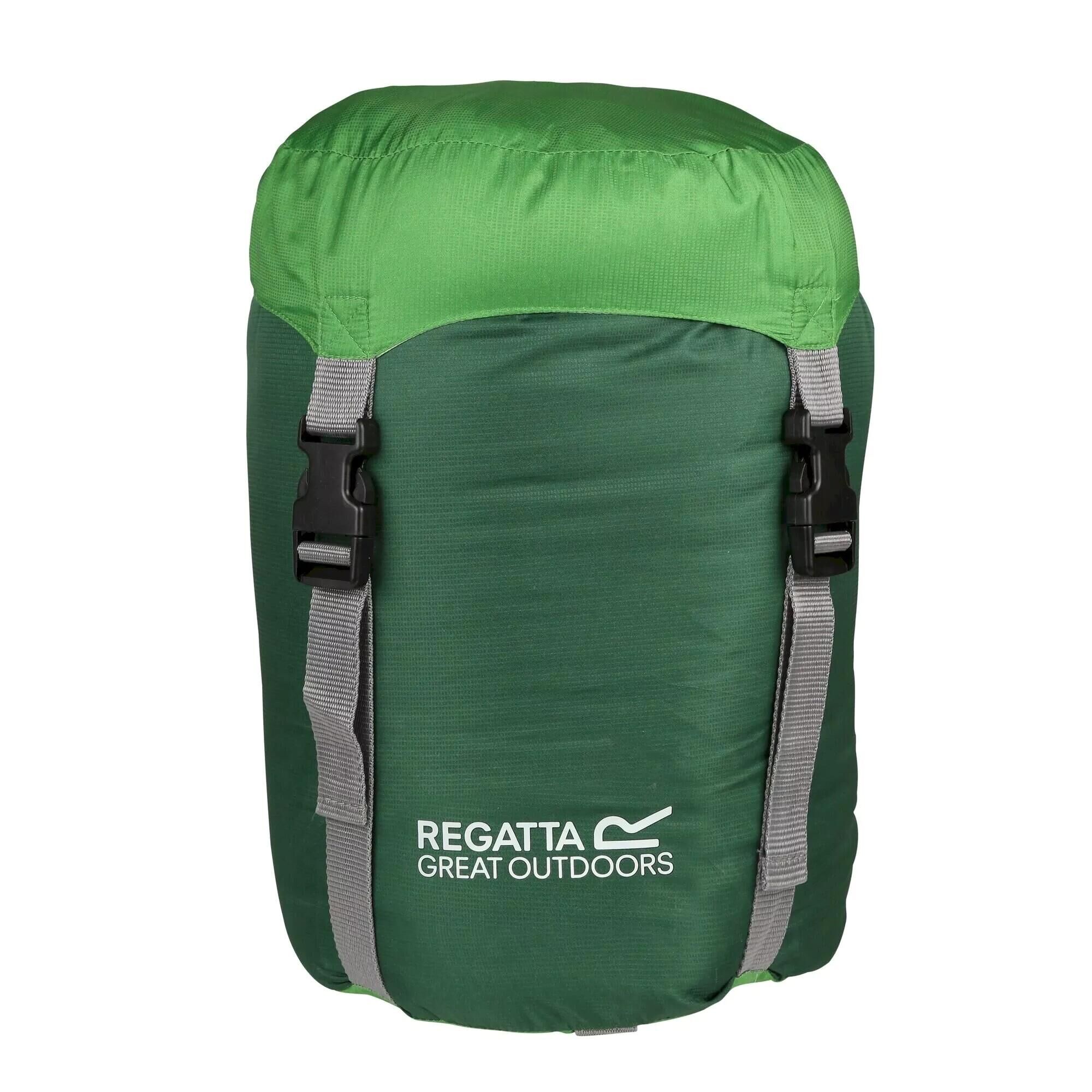 REGATTA Hilo v2 250 Mummy Sleeping Bag (Extreme Green/Green Pastures)