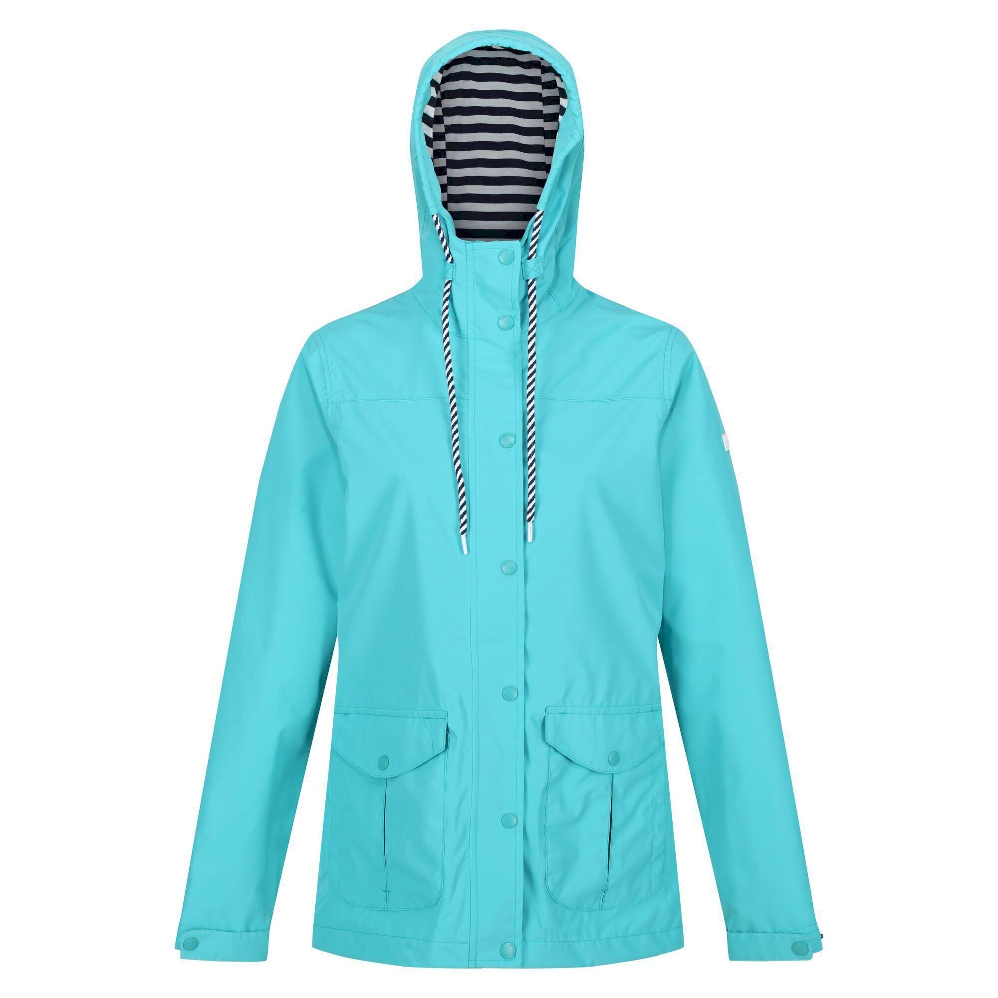 REGATTA Womens/Ladies Bayarma Lightweight Waterproof Jacket (Turquoise)