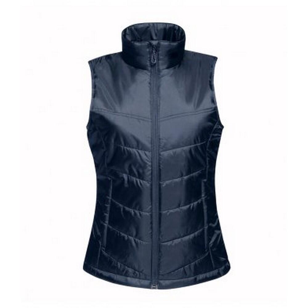 Womens/Ladies Stage II Insulated Bodywarmer (Navy) 1/4