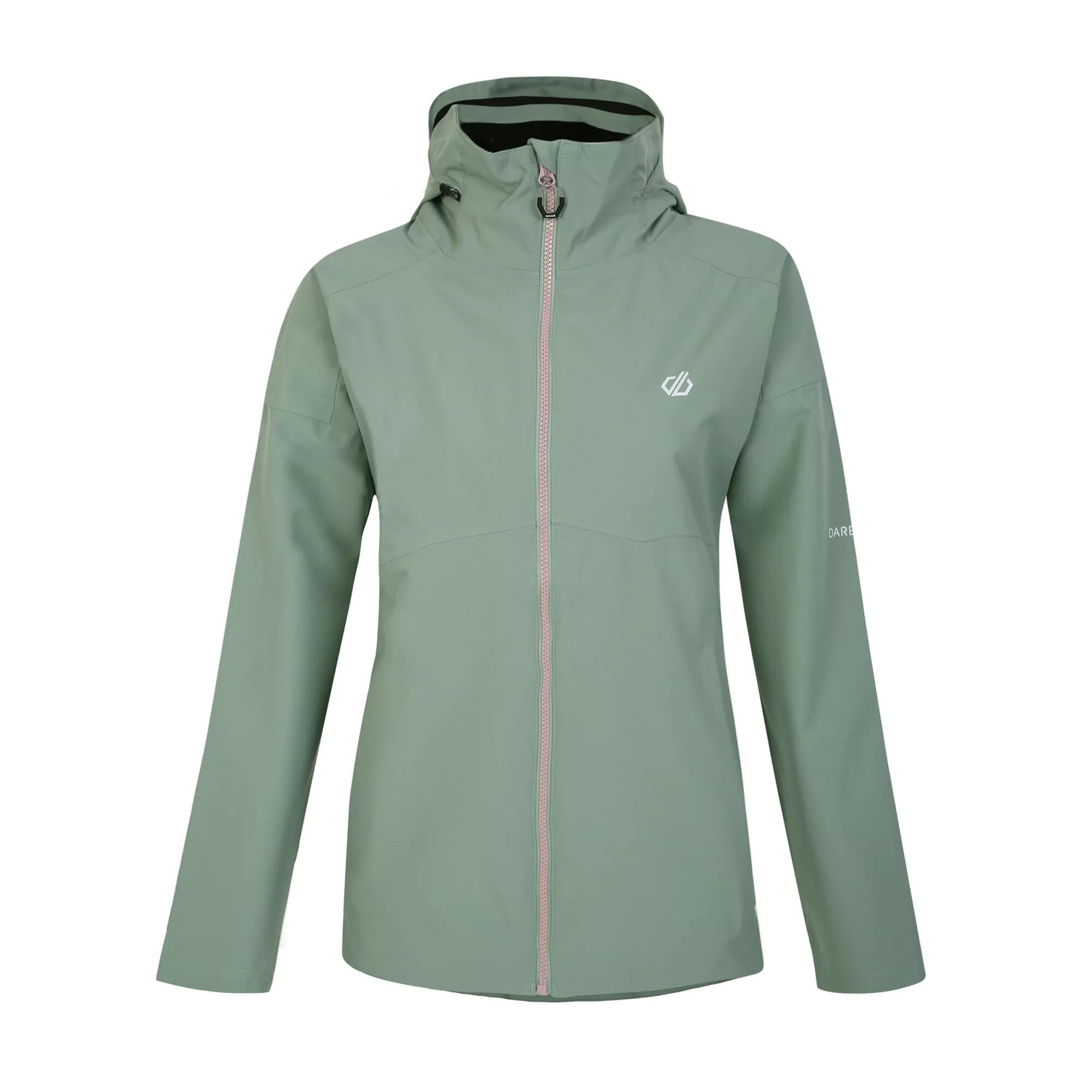 Women's TRAIL waterproof jacket (Water lily green)