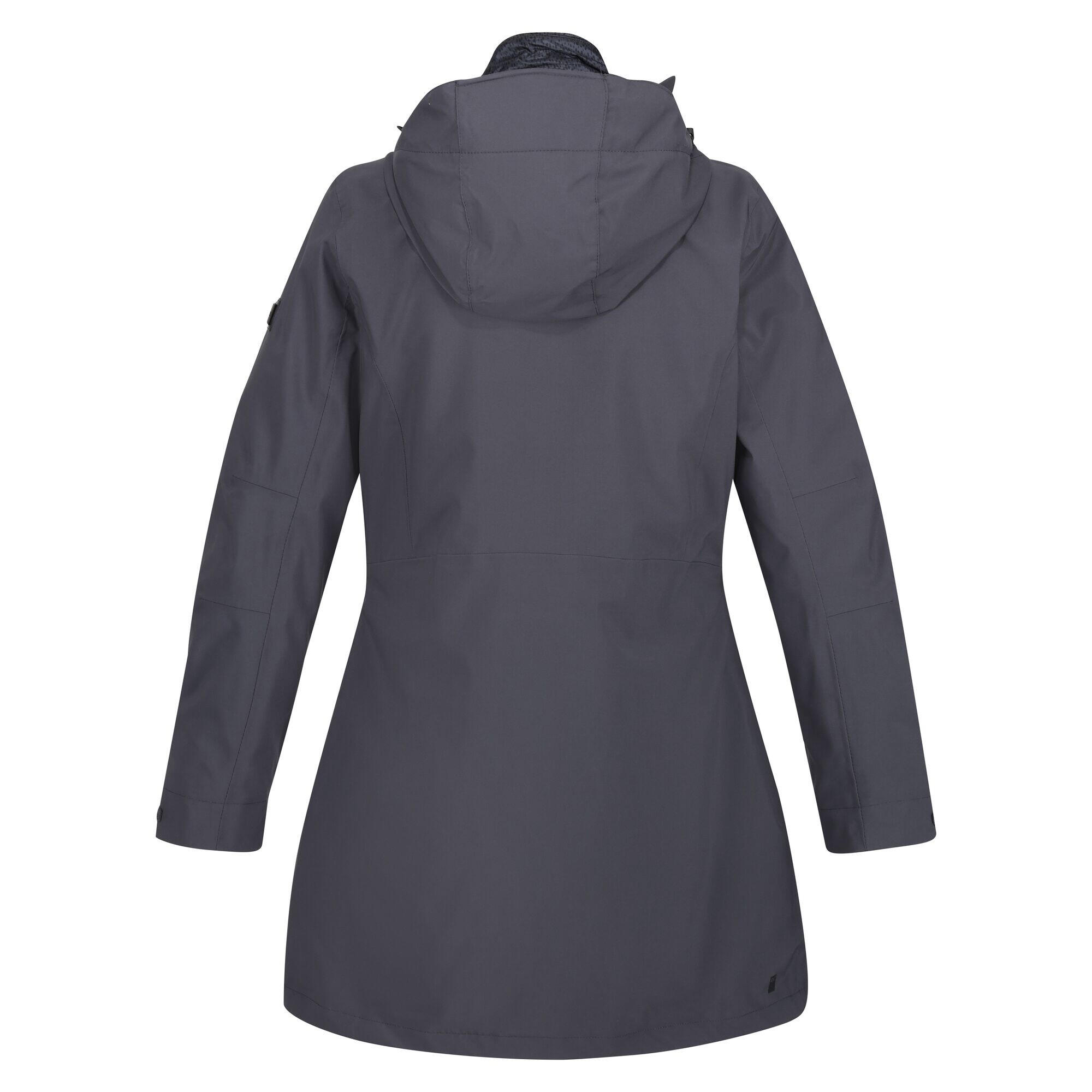 Womens/Ladies Denbury III 2 In 1 Waterproof Jacket (Seal Grey) 2/4