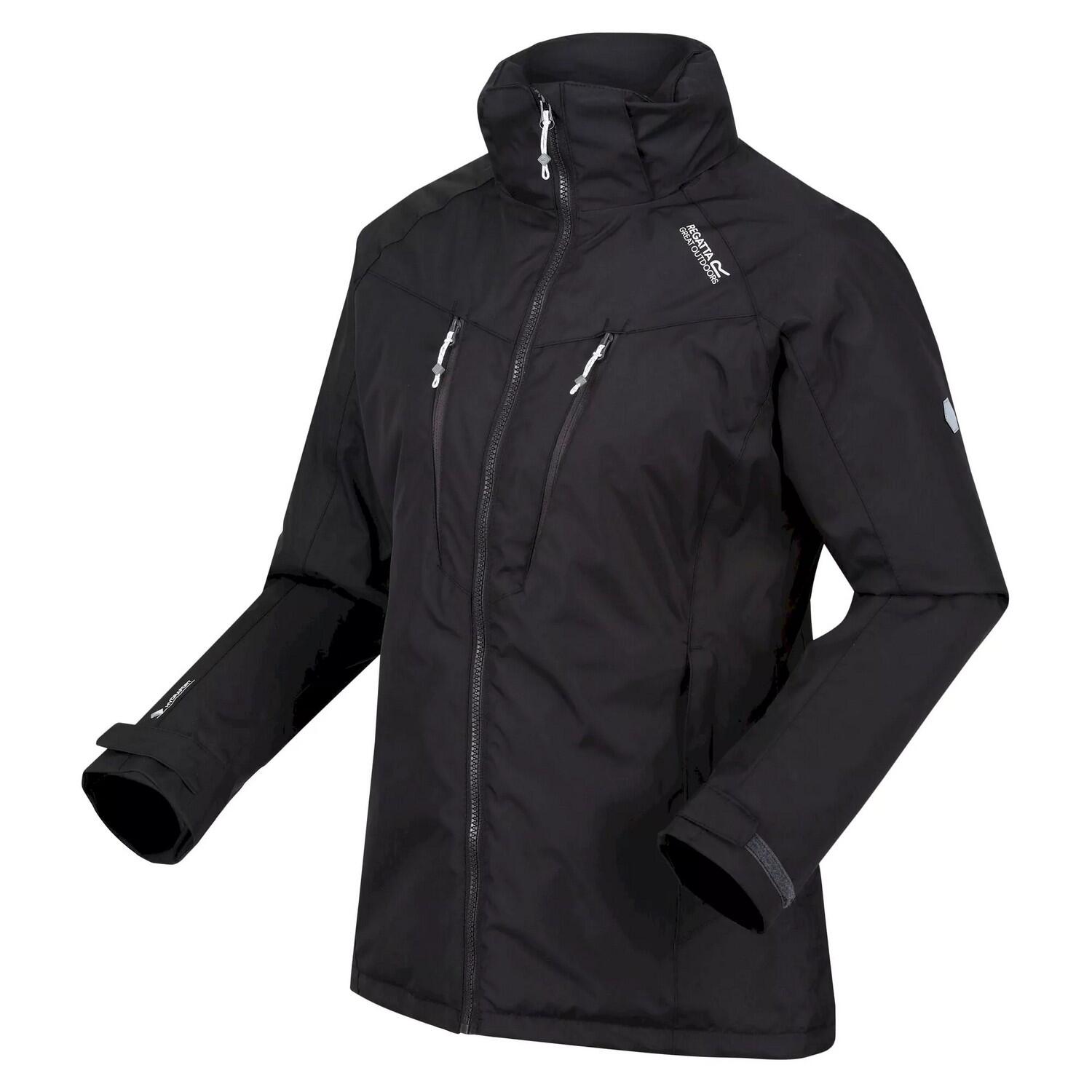 Womens/Ladies Calderdale Winter Waterproof Jacket (Black) 3/5