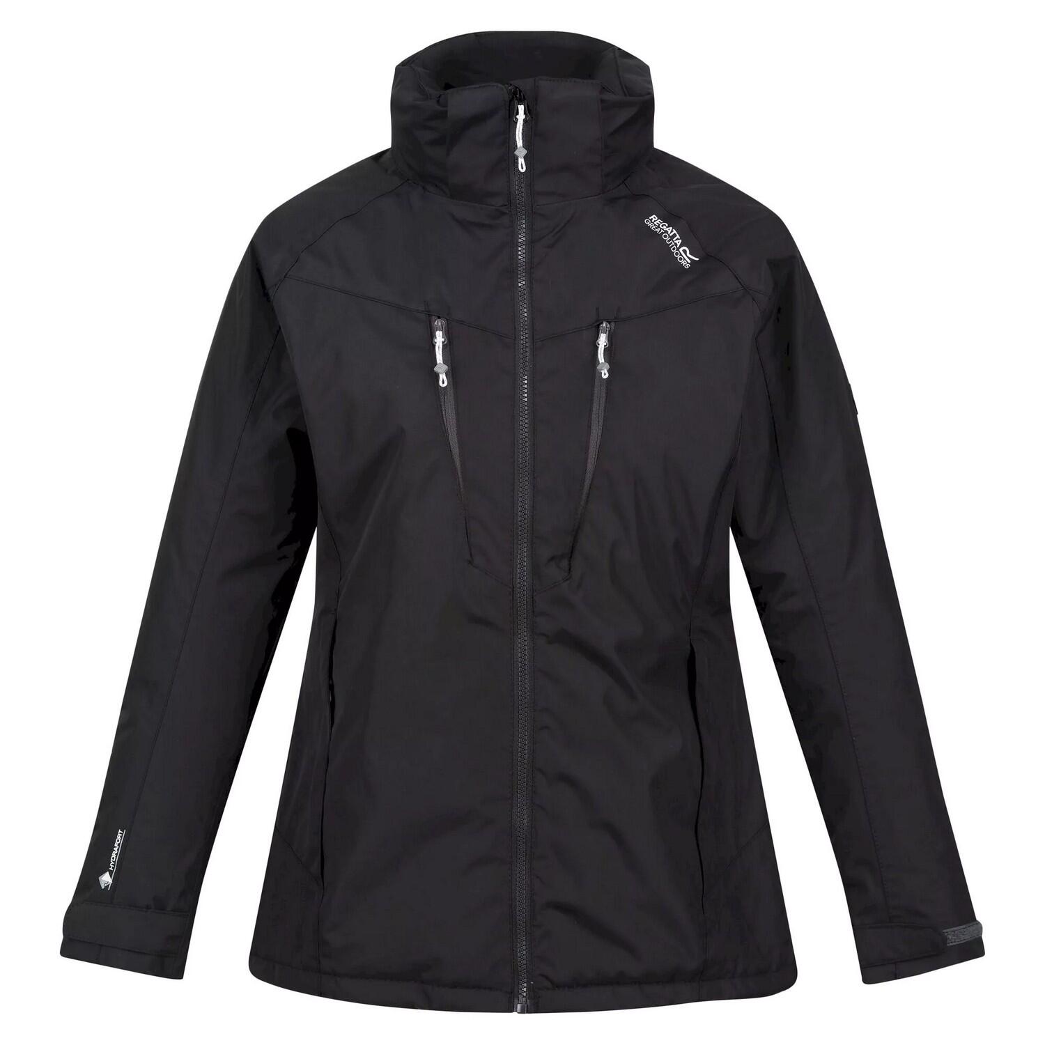 Womens/Ladies Calderdale Winter Waterproof Jacket (Black) 1/5