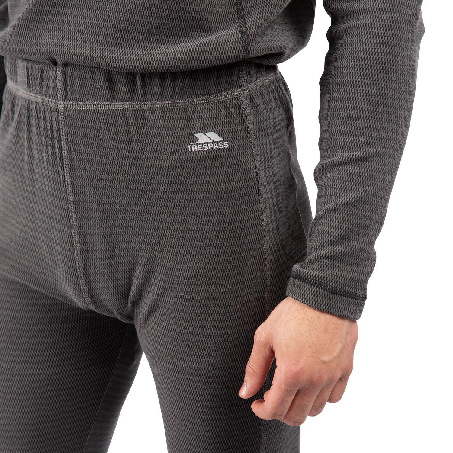 Sottopantaloni Uomo Trespass Kirk Nero Grigio Scuro 4/5