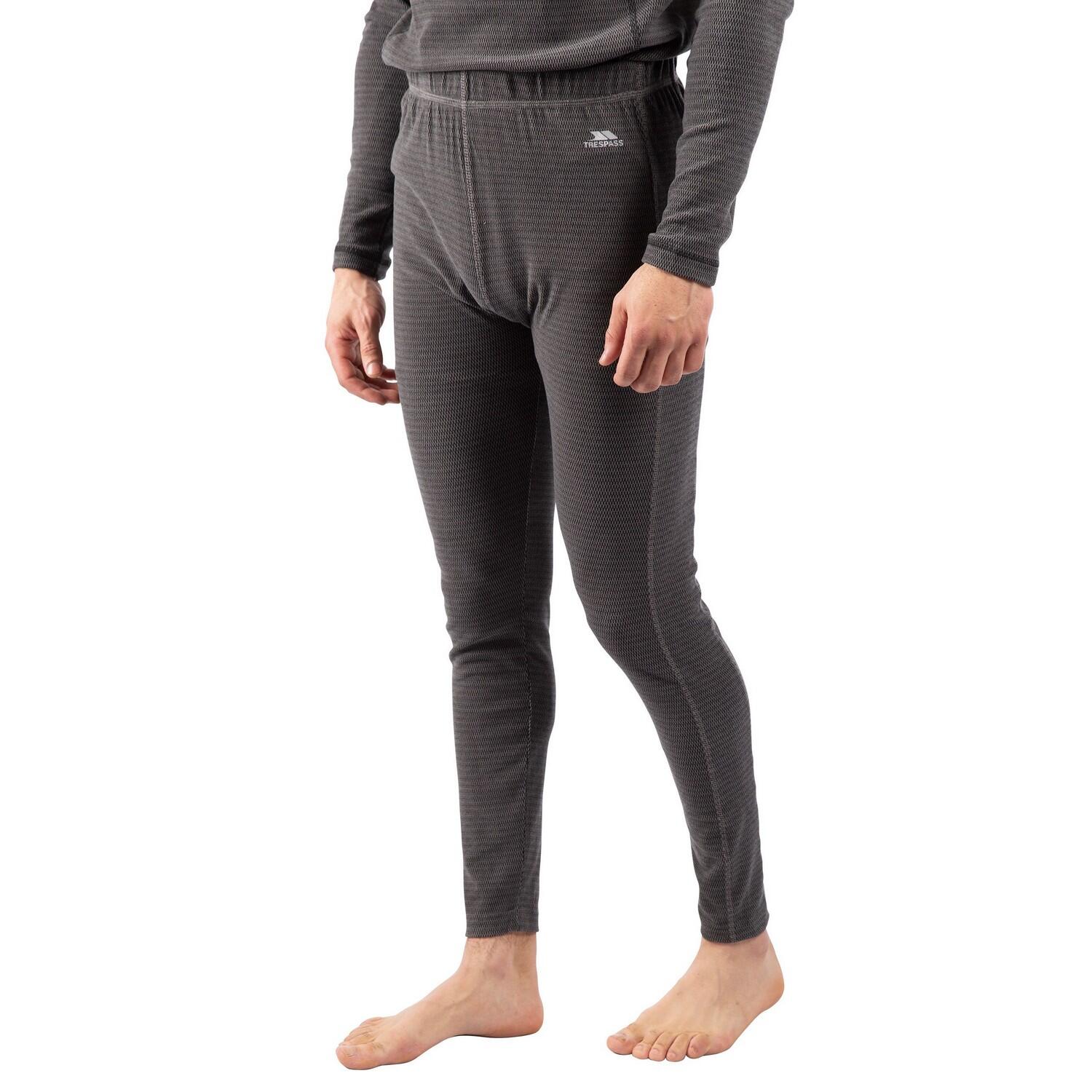 Sottopantaloni Uomo Trespass Kirk Nero Grigio Scuro 3/5