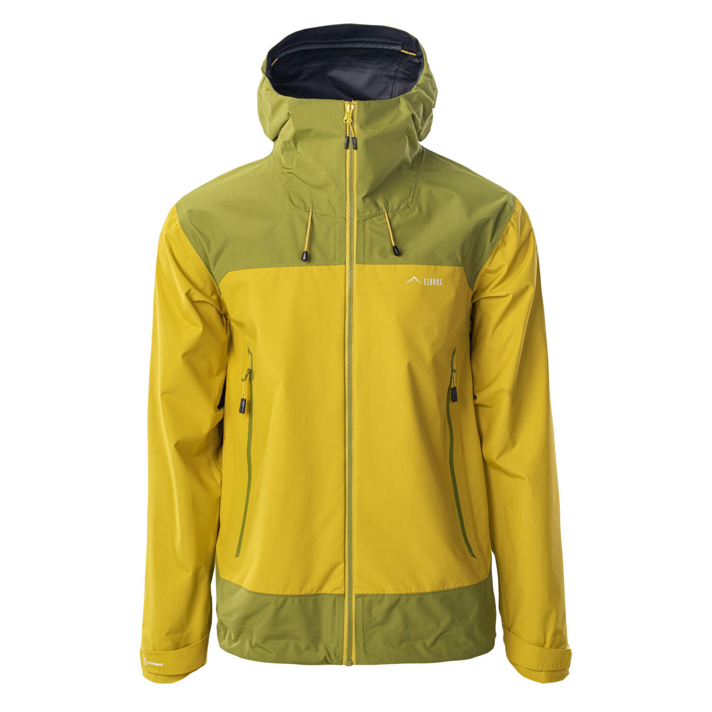 Elbrus - Veste Imperméable Loriko Homme (jaune Vif / Vert Olive) - Coupe-pluie - Vert - 42 M/l - Decathlon